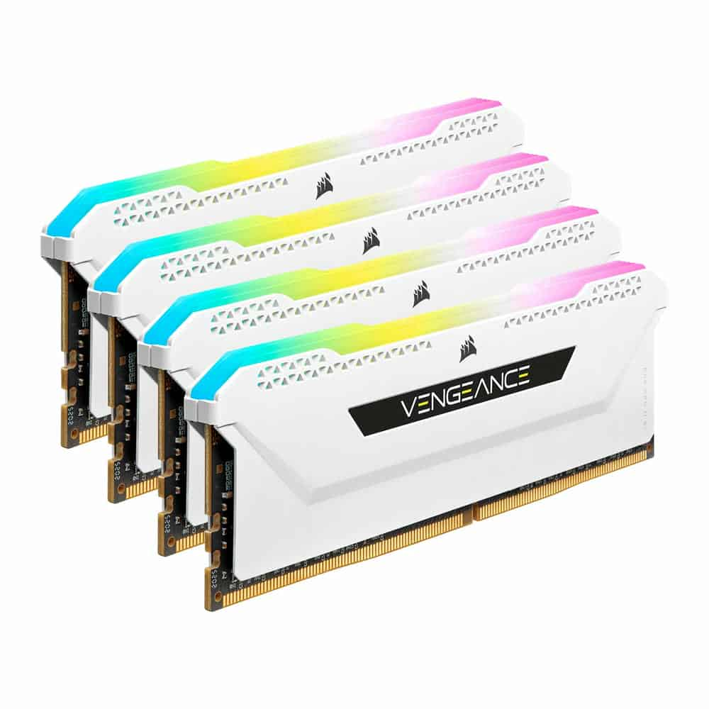 Corsair Vengeance RGB PRO SL White 32GB 3600MHz DDR4 Memory Kit